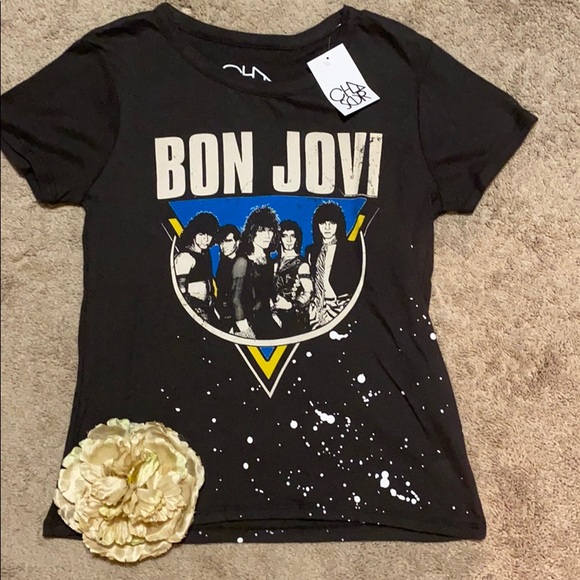 New Chaser Bon Jovi Fan Tee! Yummy Fabric! - Picture 1 of 2